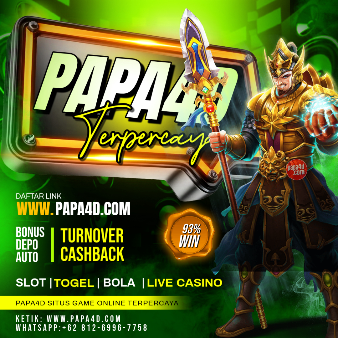 Slogan situs Papa4d gacor resmi menang